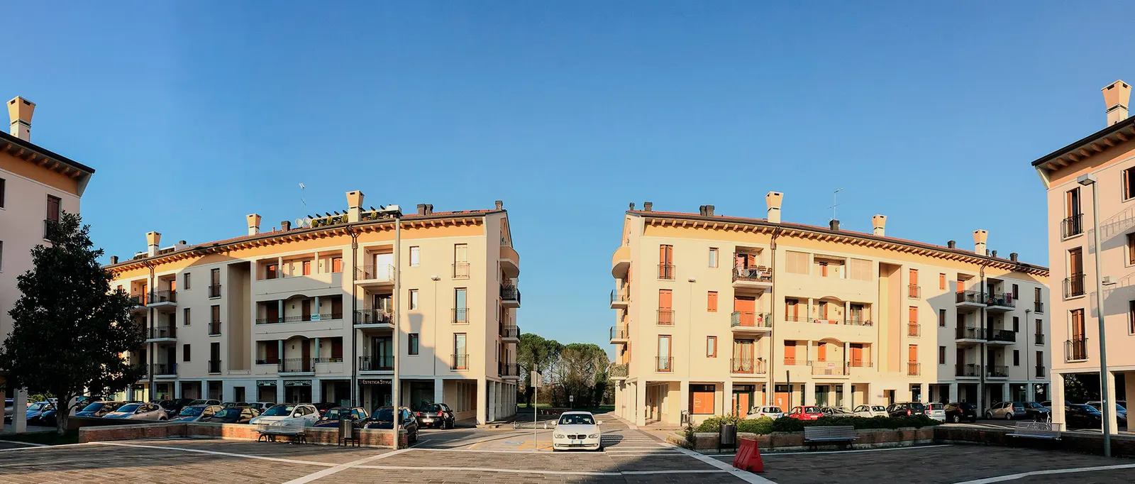 Panoramica di Piazza Mauro Sordi, Spresiano
